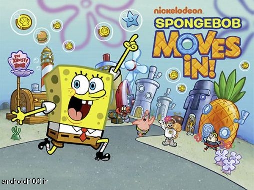 دانلود بازی باب اسفنجی 2014 برای اندروید Sponge Bob moves in