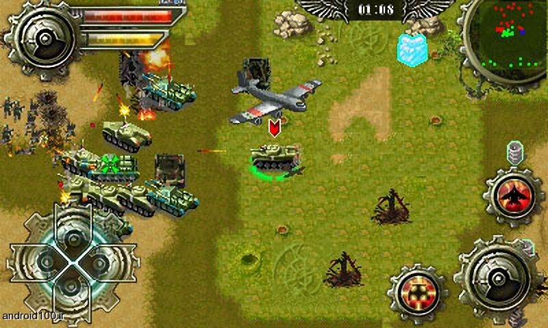 دانلود بازی کلاسیک تانک ها Tank war HD برای اندرویدبهترین بازی های با کیفیت HD برای اندروید